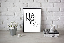 Motivierende Erfolg Zitat warte Poster A4 A3 Size Typografie Grafik sagen