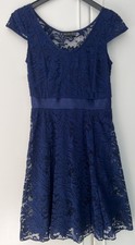 Bodyflirt • Kleid/Spitzenkleid • Gr XS (32/34) • Dunkelblau • gefüttert •wie NEU