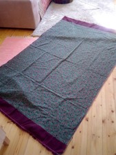 Tagesdecke Bettüberwurf Sofabezug Sofadecke fester Polsterstoff  grün braun