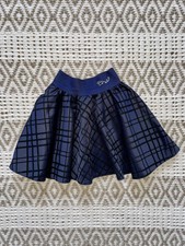 Rock Schuluniform Faltenrock 128 Mädchen marineblau Highschool