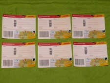 6 Stück DHL PLUSPÄCKCHENMARKEN Pluspäckchen bis 10kg Päckchenmarken NEU !!!
