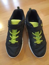 Jungen Sneaker,Gr.35,Vty Deichmann,Turnschuhe,Sportschuhe,Klettverschluß,schwarz