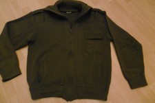 Bundeswehr Strickjacke Gr. 48 olivgrün