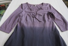 Tolles zweifarbiges Ballonkleid von DEERBERG mit 2 Eingriffstaschen, Gr. M