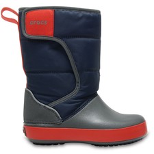 Crocs lodgepoint Kinder Snow Boot-navy/Schiefergrau
