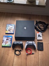 Sony PlayStation 4 Pro 1TB 7016B PS4 Bundle 2 Controller BT Modul gepflegt black