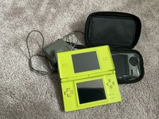Nintendo DS Lite Grün Handheld-Spielkonsole/ Funktioniert Aber Scharnier Defekt