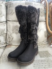 MARCO TOZZI DAMEN KNIEHOHE STIEFEL, PELZGEFÜTTERT, NEU & UNGETRAGEN GRÖSSE 6 (39)