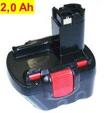 Original Bosch Akku 12 V  - 2607335273/  2607335274 Neu bestückt m. 2,0 Ah NiMh.