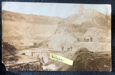 1910 Charlton Sandgruben & Straßenbahn Steinbruch Gilbert's Pit Greenwich RP Postkarte