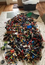 Lego Konvolut 20 kg   Sammlung Steine Platten Figuren Themenwelten Lego Technik 