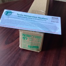 Tesla TIH650 27"" Incoloy Tauchheizung mit 18"" Thermostat NEU UK TIH 650