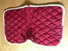 Pferde-Satteldecke , Schabracke,  von BR ,rot