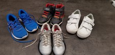 4 Paar Schuhe Junge Gr. 34 / 35 Geox, Tommy Hilfiger, asics, Nike