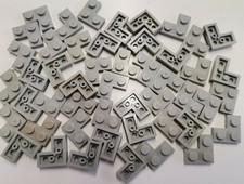 LEGO Ritter Piraten 45x Eck 2x2 Platte 2420 alt hellgrau Konvolut kg 12/04/22-10