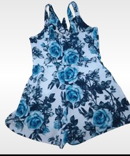 Jumpsuit, Overall Einteiler  Blau Weiß Gr 40 Neuwertig  Overall