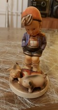Hummel Figur, Sammler, Schweinehirte, Schweinehirt, Nr. 66, Goebel 