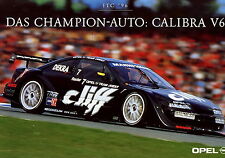 Opel Motorsport Karte Opel Calibra V6 ITC 1996 Rennsport card race car