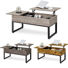 Couchtisch höhenverstellbar Kaffeetisch Wohnzimmertisch mit Stauraum Sofatisch