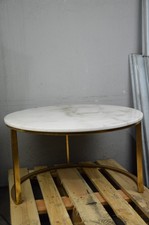 Marmortisch - Couchtisch mit Marmorplatte - gebraucht