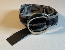 Joop!, Damen-Gürtel, Canvas - Leder / Länge ca. 106 cm inclusive Schnalle, Neu!