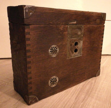 Holzkiste, WK2, für Feldtelefon