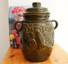Vintage Rumtopf 820-28 Scheurich Keramik ~ West Germany Art Pottery, Ceramic