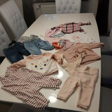  15 teile Baby Bekleidungspaket 62/68   Mädchen mit Pullover Hosen 