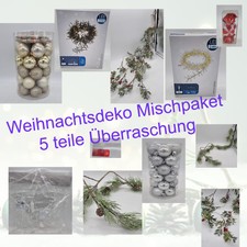 5 teile Weihnachtsdeko Kugeln, LED, Lichterkette, Deko Grün Restposten Neuware