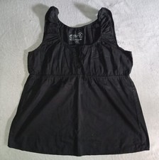 Leichte Sommerbluse/Oberteil, ärmellos, Größe 32, schwarz von ESPRIT 