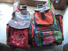 Desigual Tasche Groß orange/braun/bunt