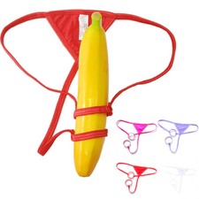 Herren SEXY Dessous O-Ring Unterhose Bikini Slips Strings Open crotch Unterwäsche