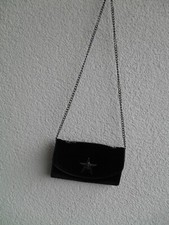 Esprit kleine partytasche samt schwarz 