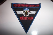 feuerwehr ärmelabzeichen flughafenfeuerwehr flughafen münchen aufnäher patch sti