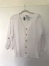 Bluse Damen weiß Pieces Größe XS