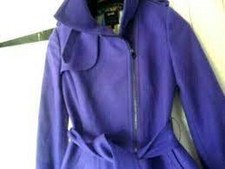 Ted Baker hell lila Reißverschluss Wolle Smart Jacke Mantel Party Hochzeit TB 2 UK Größe 10