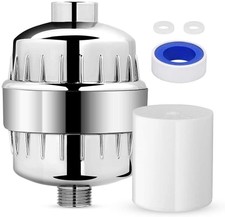 18-stufig Duschfilter Wasserfilter Dusche Kalkfilter Badlüfter 2-Wechselfilter