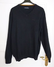 Ben Sherman Baumwoll Pullover schwarz Gr. XL