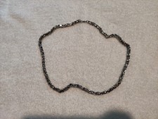 Edelstahl Kette Herren ca 60cm Breite 5mm TOP erhalten Herrenkette Halskette