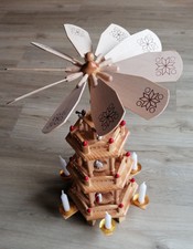 Weihnachtspyramide 3 Etagen 43 cm hoch