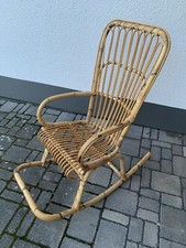 Schaukelstuhl Rattan hell