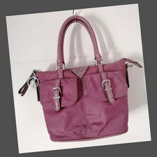 Original Guess Handtasche Tasche Henkel Tasche Mini Shopper Rosa Beere 
