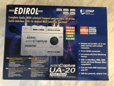 Edirol UA-20 Audio Capture USB Midi Interface 24Bit Digital - Top Zustand OVP