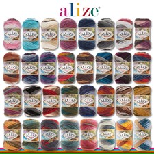 Alize 100 g Burcum Batik Wolle mit Farbverlauf Häkeln Stricken 30 Farben
