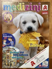 Kinderzeitschrift Zeitung Poster Tierposter „Medizini“ 11/2019 junger Labrador