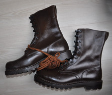 Original frühe Bundeswehr Stiefel braun,Gr.43,Kampfstiefel,Springerstiefel,BW