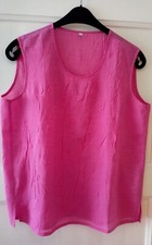 Bluse ärmellos pink rosa Gr.38 wie neu