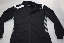 ***  HUMMEL - TRAININGSJACKE - SCHWARZ - LANGARM - SIZE " L" -  TASCHEN ***