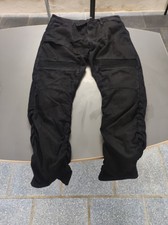 COURSE Herren Motorradhose Knieschutz Hosen Motorrad Jeans schwarz Kevlar W34L32