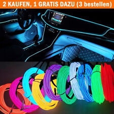 EL Kabel Leuchtdraht 1-5M LED Neon Wire Lichtschnur Glühen Draht Licht Party DE